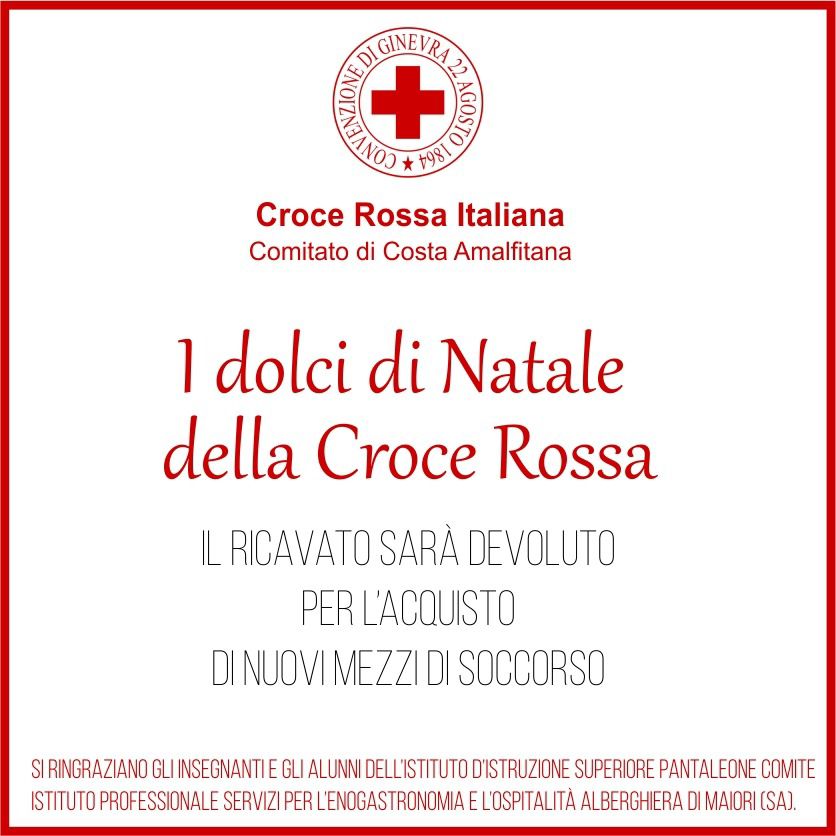 I dolci di Natale della Croce Rossa